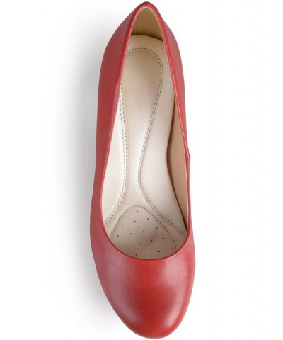 Women's Luu-M Heels Red $48.59 Shoes