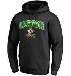 Men's Black Oregon Ducks Campus Logo Pullover Hoodie $17.20 Sweatshirt