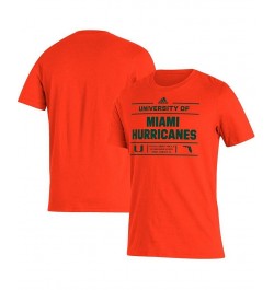 Men's Orange Miami Hurricanes Front Page Amplifier T-shirt $14.35 T-Shirts