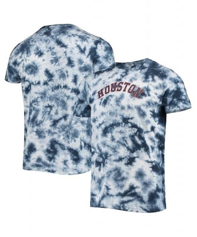 Men's Navy Houston Astros Team Tie-Dye T-shirt $23.96 T-Shirts