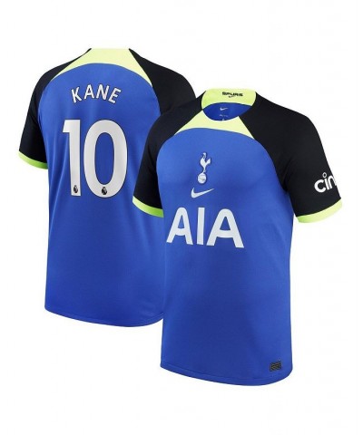 Men's Harry Kane Blue Tottenham Hotspur 2022/23 Away Breathe Stadium Replica Player Jersey $65.80 Jersey