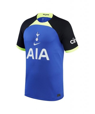 Men's Harry Kane Blue Tottenham Hotspur 2022/23 Away Breathe Stadium Replica Player Jersey $65.80 Jersey