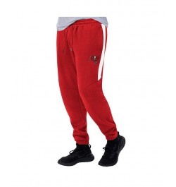 Men's Red and White Tampa Bay Buccaneers Goal Post Fleece Pants $28.70 Pants