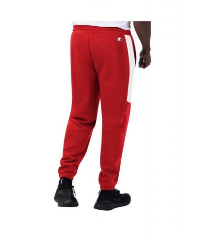 Men's Red and White Tampa Bay Buccaneers Goal Post Fleece Pants $28.70 Pants