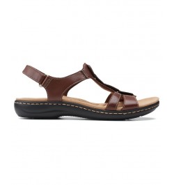 Laurieann Kay T-strap Slingback Sandals Tan/Beige $45.76 Shoes