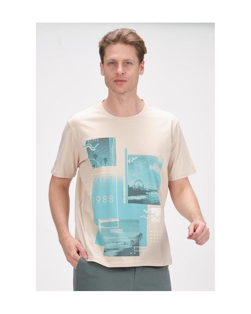 Men's Modern Print Fitted Cali T-shirt PD03 $35.00 T-Shirts