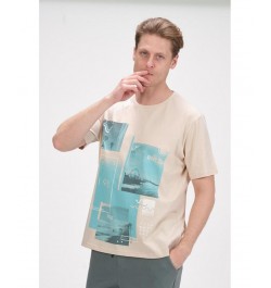 Men's Modern Print Fitted Cali T-shirt PD03 $35.00 T-Shirts