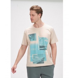 Men's Modern Print Fitted Cali T-shirt PD03 $35.00 T-Shirts