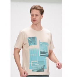 Men's Modern Print Fitted Cali T-shirt PD03 $35.00 T-Shirts