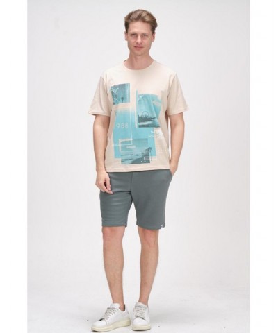 Men's Modern Print Fitted Cali T-shirt PD03 $35.00 T-Shirts