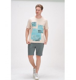 Men's Modern Print Fitted Cali T-shirt PD03 $35.00 T-Shirts