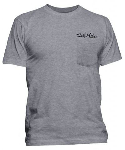 Men's Hook Line And Sinker Fad Graphic Short-Sleeve T-Shirt Charcoal Heather $16.32 T-Shirts