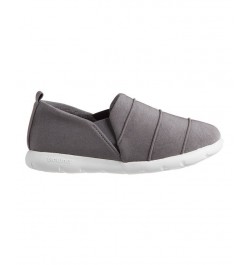 Zenz from Isotoner Women's Indoor/Outdoor Pintuck Lauren Slip-Ons Gray $15.90 Shoes