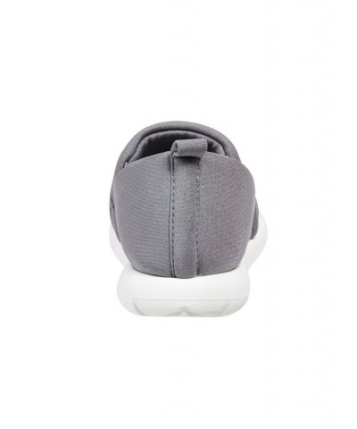 Zenz from Isotoner Women's Indoor/Outdoor Pintuck Lauren Slip-Ons Gray $15.90 Shoes