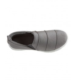 Zenz from Isotoner Women's Indoor/Outdoor Pintuck Lauren Slip-Ons Gray $15.90 Shoes