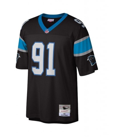 Men's Kevin Greene Black Carolina Panthers Big and Tall 1996 Retired Player Replica Jersey $64.60 Jersey