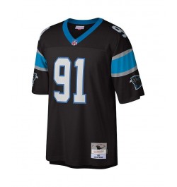 Men's Kevin Greene Black Carolina Panthers Big and Tall 1996 Retired Player Replica Jersey $64.60 Jersey