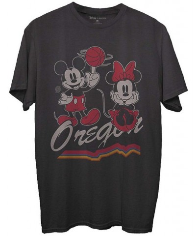 Men's Black Portland Trail Blazers Disney Mickey Minnie 2020/21 City Edition T-shirt $20.87 T-Shirts