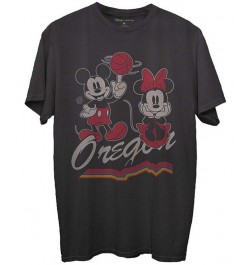 Men's Black Portland Trail Blazers Disney Mickey Minnie 2020/21 City Edition T-shirt $20.87 T-Shirts