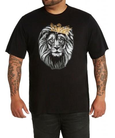 MVP Collections Men's Big & Tall MVP Logo Lion King Tee Black $33.81 T-Shirts