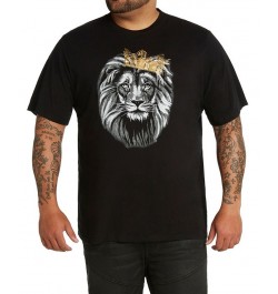 MVP Collections Men's Big & Tall MVP Logo Lion King Tee Black $33.81 T-Shirts