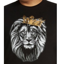 MVP Collections Men's Big & Tall MVP Logo Lion King Tee Black $33.81 T-Shirts