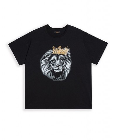 MVP Collections Men's Big & Tall MVP Logo Lion King Tee Black $33.81 T-Shirts