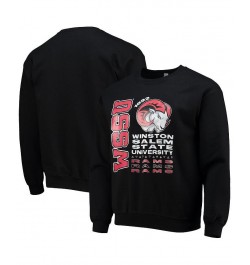 Men's Black Winston-Salem State Rams Pullover Sweatshirt $22.50 Sweatshirt