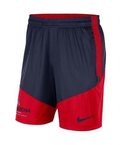 Men's Navy, Red Arizona Wildcats Team Performance Knit Shorts $23.10 Shorts