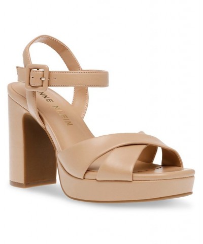 Women's Zena Dress Sandal Tan/Beige $49.50 Shoes