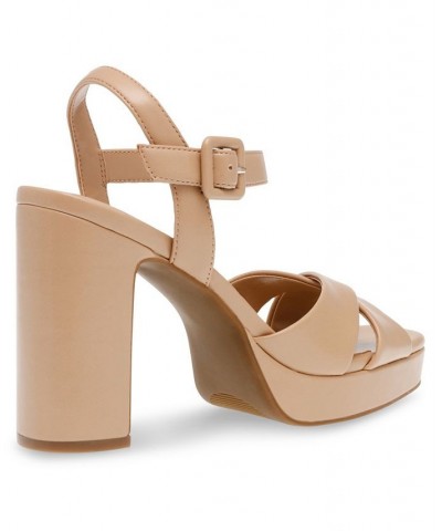 Women's Zena Dress Sandal Tan/Beige $49.50 Shoes