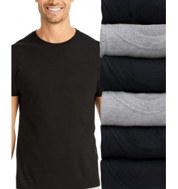 Men's Ultimate 6pk. Crewneck T-Shirts Black $18.29 Undershirt