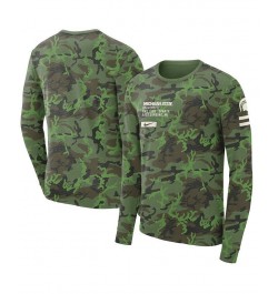 Men's Camo Michigan State Spartans Military-Inspired Long Sleeve T-shirt $25.48 T-Shirts