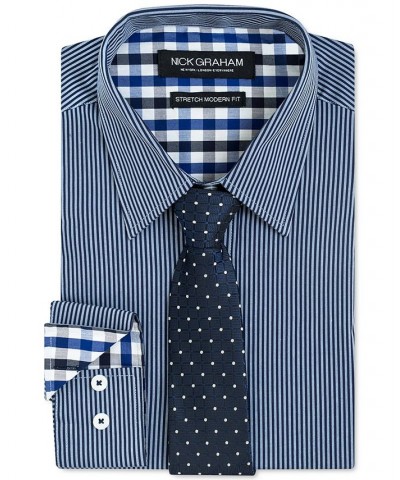 Men's Modern-Fit Dress Shirt & Tie Multi $21.45 Dress Shirts