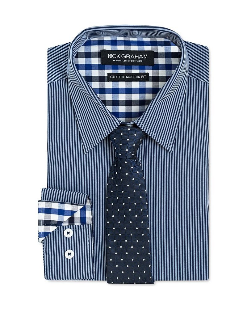 Men's Modern-Fit Dress Shirt & Tie Multi $21.45 Dress Shirts