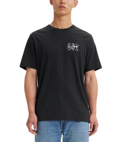 Men's Relaxed-Fit Short-Sleeve Logo T-Shirt Black $15.05 T-Shirts