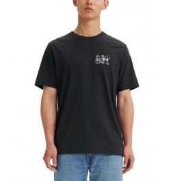 Men's Relaxed-Fit Short-Sleeve Logo T-Shirt Black $15.05 T-Shirts