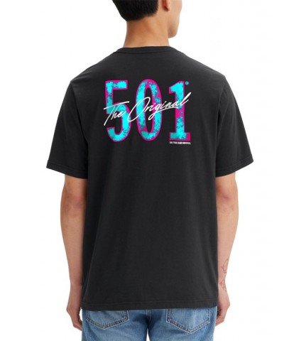 Men's Relaxed-Fit Short-Sleeve Logo T-Shirt Black $15.05 T-Shirts