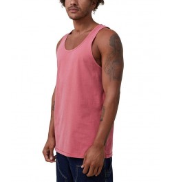 Men's Vacation Sleeveless Tank Top Pink $15.05 T-Shirts