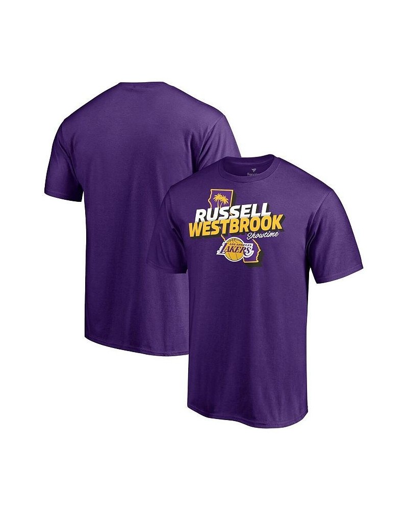 Men's Russell Westbrook Purple Los Angeles Lakers Hometown Collection Player T-shirt $15.64 T-Shirts