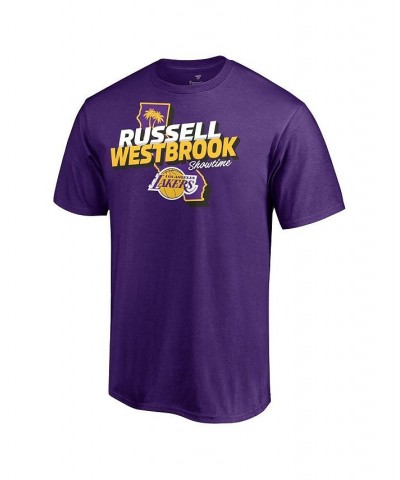 Men's Russell Westbrook Purple Los Angeles Lakers Hometown Collection Player T-shirt $15.64 T-Shirts