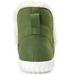 Women's Capreece Slipper Booties Green $53.90 Shoes