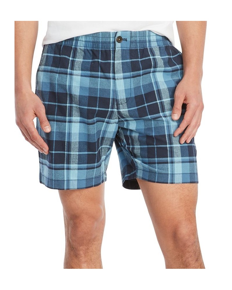 Men's Theo 7-inch Marley Plaid Short Blue $32.50 Shorts