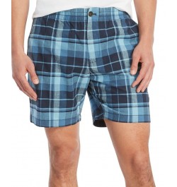 Men's Theo 7-inch Marley Plaid Short Blue $32.50 Shorts