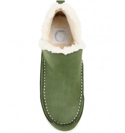 Women's Capreece Slipper Booties Green $53.90 Shoes