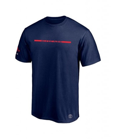 Men's Navy Paris Saint-Germain Redline T-shirt $21.65 T-Shirts