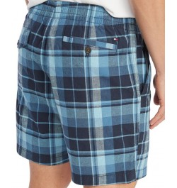 Men's Theo 7-inch Marley Plaid Short Blue $32.50 Shorts