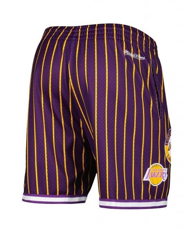 Men's Purple Los Angeles Lakers City Collection Heritage Mesh Shorts $39.10 Shorts