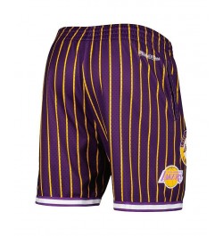 Men's Purple Los Angeles Lakers City Collection Heritage Mesh Shorts $39.10 Shorts