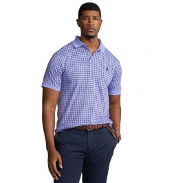 Men's Big & Tall Soft Cotton Polo Shirt Blue $48.60 Polo Shirts